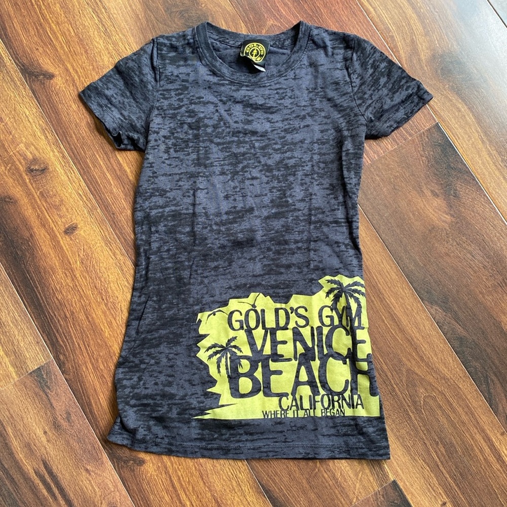 4/$20 Golds Gym Venice Beach Micro T-Shirt Short Sleeve